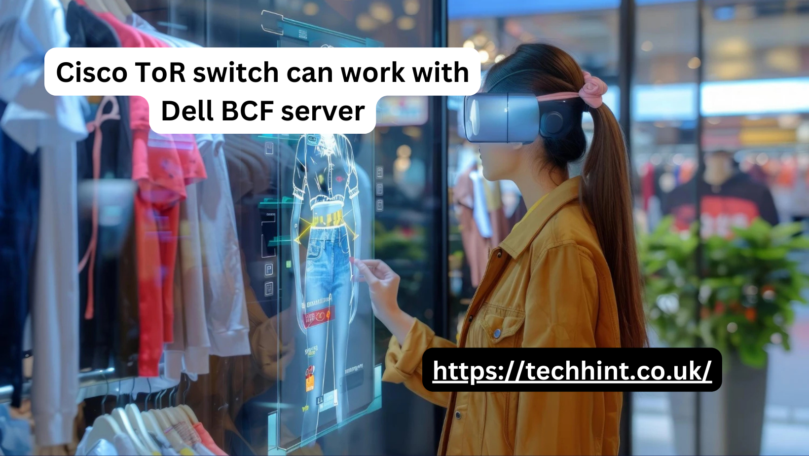 Cisco ToR switch can work with Dell BCF server